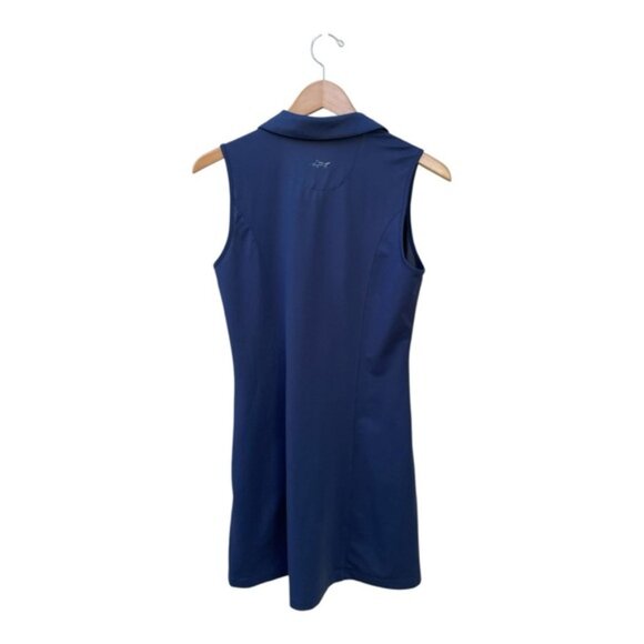 Greg Norman Women's Flare Zip Sleeveless Dress - Navy Blue - Size Small - Picture 8 of 8